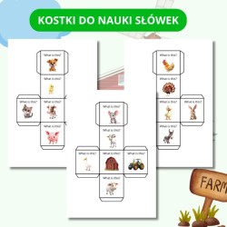 Zestaw On the Farm (Farm Animals) - materiały do nauki angielskiego dla dzieci