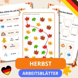 Herbst - karty pracy