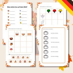 Herbst - karty pracy