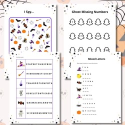 Halloween - karty pracy