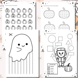Halloween - karty pracy