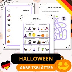 Halloween - Arbeitsblatter