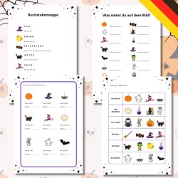 Halloween - Arbeitsblatter