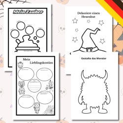 Halloween - Arbeitsblatter