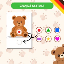 Zestaw Tag des Teddybaren