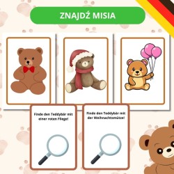 Zestaw Tag des Teddybaren