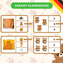 Zestaw Tag des Teddybaren