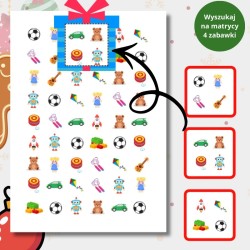 Zabawa Znajdź Zabawki