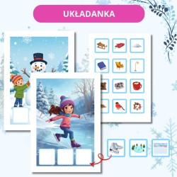 Zestaw Winter Activities - język angielski - EduBazarek