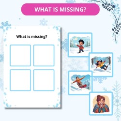 Zestaw Winter Activities - język angielski - EduBazarek