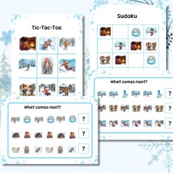 Zestaw Winter Activities - język angielski - EduBazarek