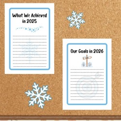 Gazetka ścienna Hello January - język angielski - EduBazarek