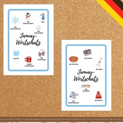 Gazetka Hallo Januar - język niemiecki - EduBazarek