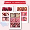 Zestaw do nauki angielskiego dla dzieci – walentynkowa edycja dla nauczycieli, flashcards, gry edukacyjne, memory, domino, snap