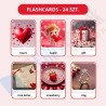 Zestaw do nauki angielskiego dla dzieci – walentynkowa edycja dla nauczycieli, flashcards, gry edukacyjne, memory, domino, snap