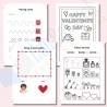 Walentynkowe karty pracy (worksheets) – dużo zadań związanych z Dniem św. Walentego