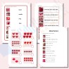 Walentynkowe karty pracy (worksheets) – dużo zadań związanych z Dniem św. Walentego