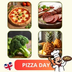 Zestaw Pizza Day dla Nauczycieli Angielskiego - Flashcards, Gry i Kreatywne Zadania