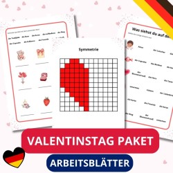 Walentynki - Arbeitsblätter
