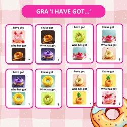 Zestaw do nauki języka angielskiego na Donut Day