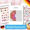 Weiberfastnacht - karty pracy