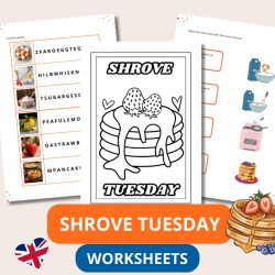 Shrove Tuesday – karty pracy