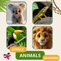 Zestaw Jungle animals