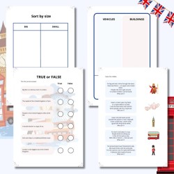 British Day Worksheets
