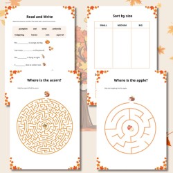 Autumn Worksheets